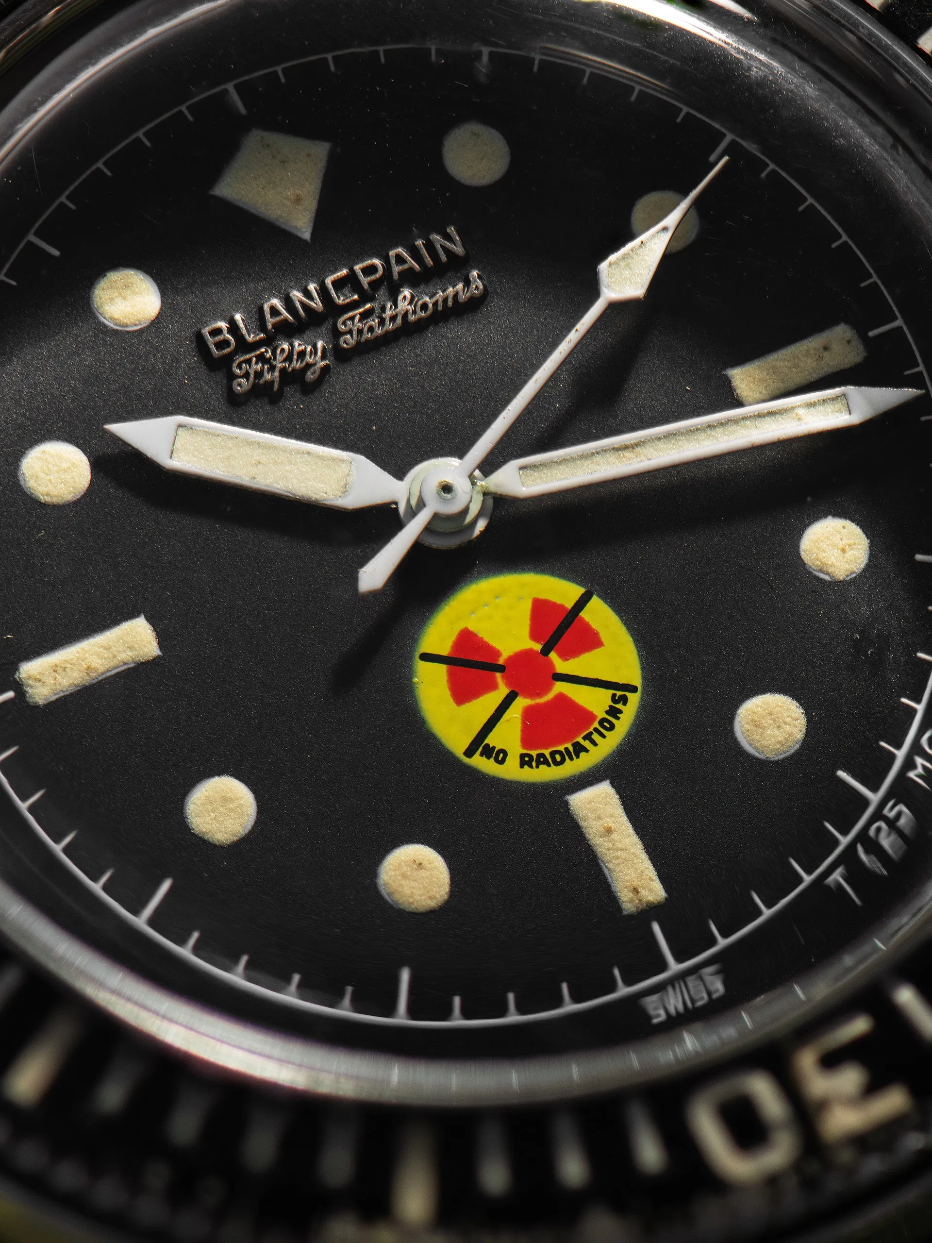 1960s Blancpain Fifty Fathoms "No Radiations" Bundeswehr Military-Issued