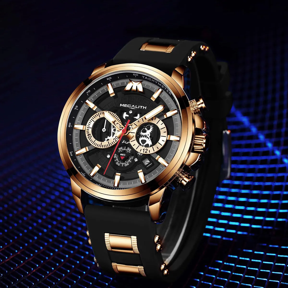 8332M | Quartz Men Watch | Rubber Band