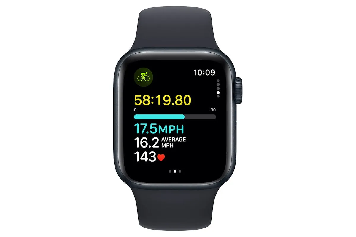 Apple Watch SE GPS | 40mm | Midnight Aluminium Case with Midnight Sport Band - M/L