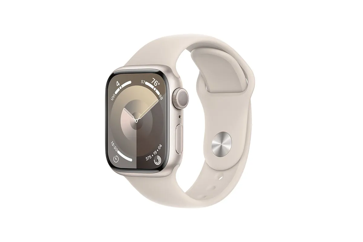 Apple Watch Series 9  | 41mm | Starlight Aluminium Starlight Sport Band M/L