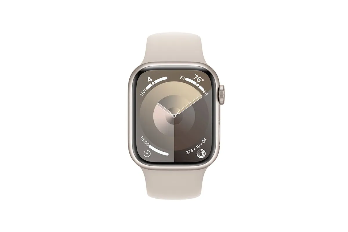 Apple Watch Series 9  | 41mm | Starlight Aluminium Starlight Sport Band M/L