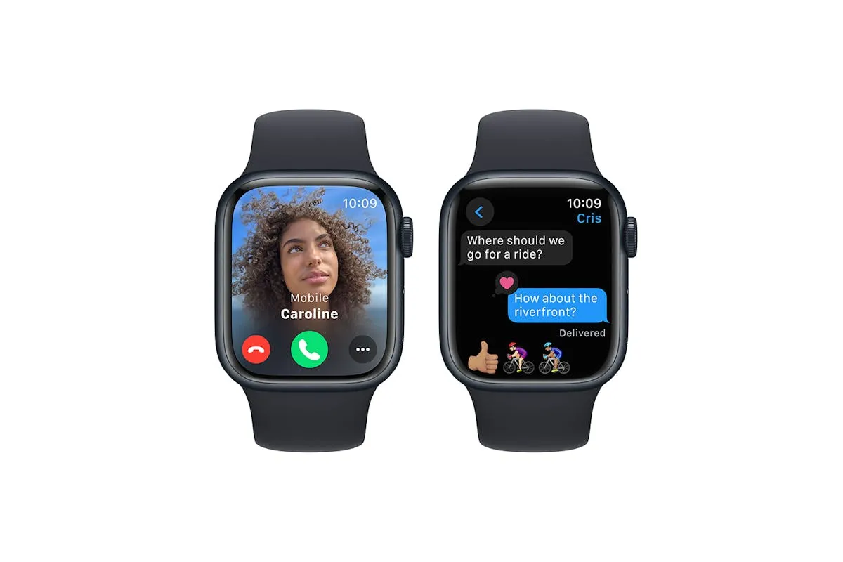 Apple Watch Series 9  | 45mm | Midnight Aluminium Midnight Sport Band S/M