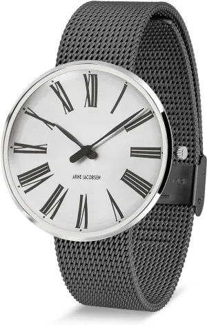 Arne Jacobsen Roman Wristwatch ø40, Sunray/Grey Mesh