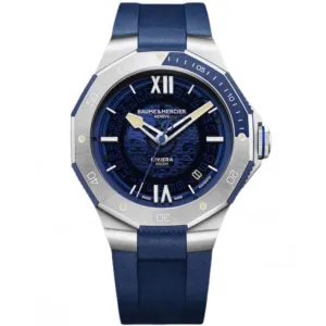 Baume & Mercier Riviera Automatic Men's Blue Watch 10716