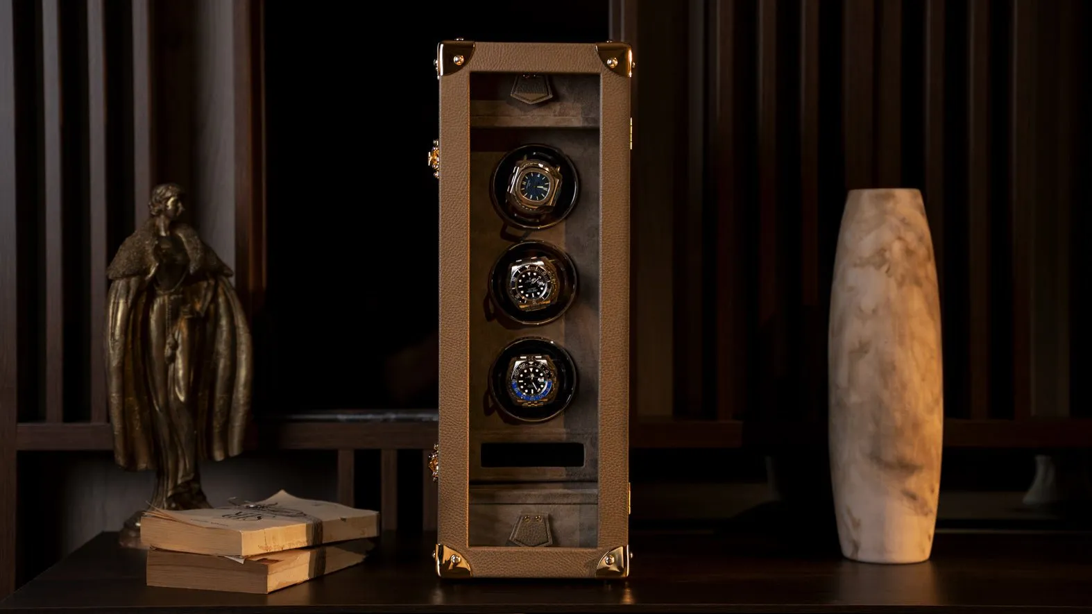 Bosphorus Watch Winder - Togo Beige