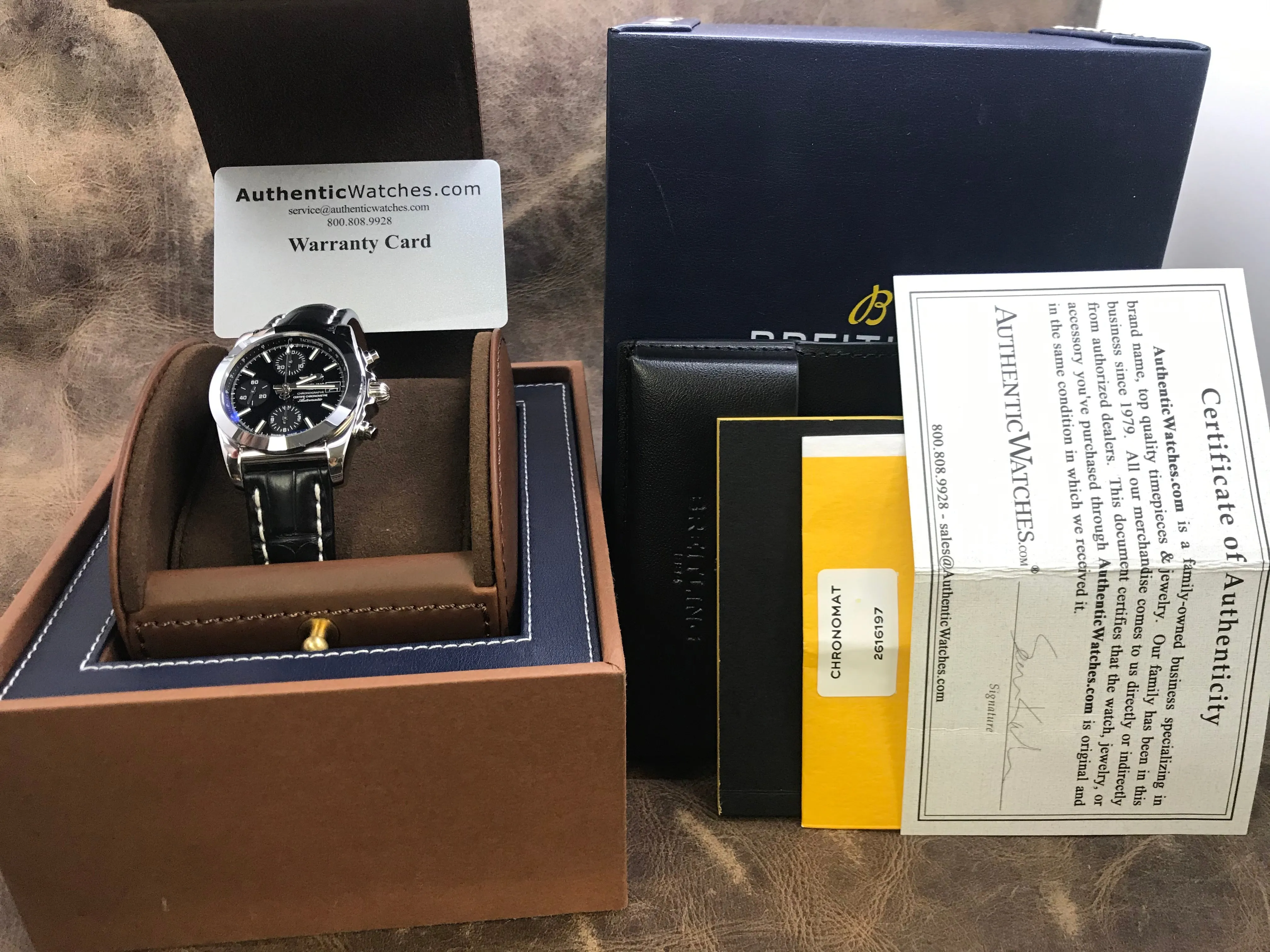 Breitling Chronomat W13310 Black Dial Automatic Watch