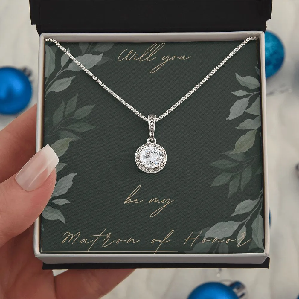 Bridal Party Gifts Matron of Honor Necklace Gifts for Wedding