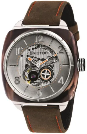 BRIS Watch Streamliner Skeleton Amber Acetate