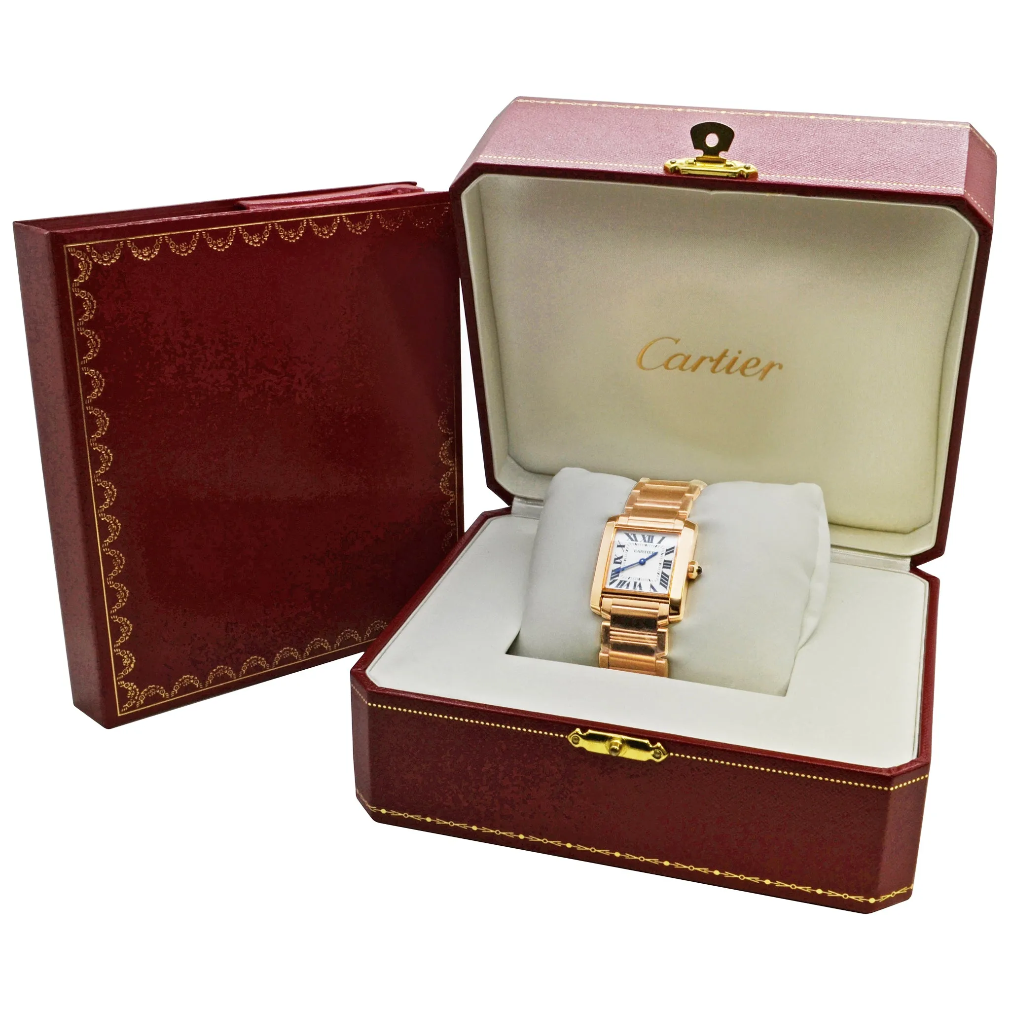 Cartier Tank Francaise WGTA0030 Silver-tone Dial Quartz Women's Watch