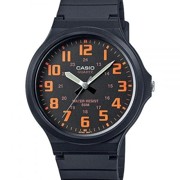 Casio Standard MW-240-4BVDF  Black Resin Strap Unisex Watch