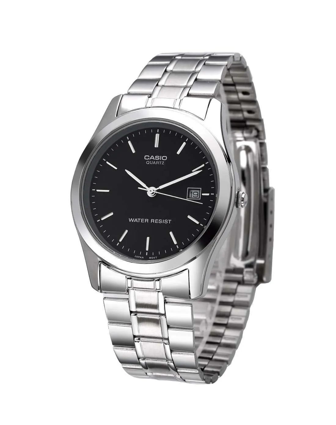 Casio Vintage MTP-1141A-1A  Black Dial/ Silver Stainless Steel Strap Men's Watch