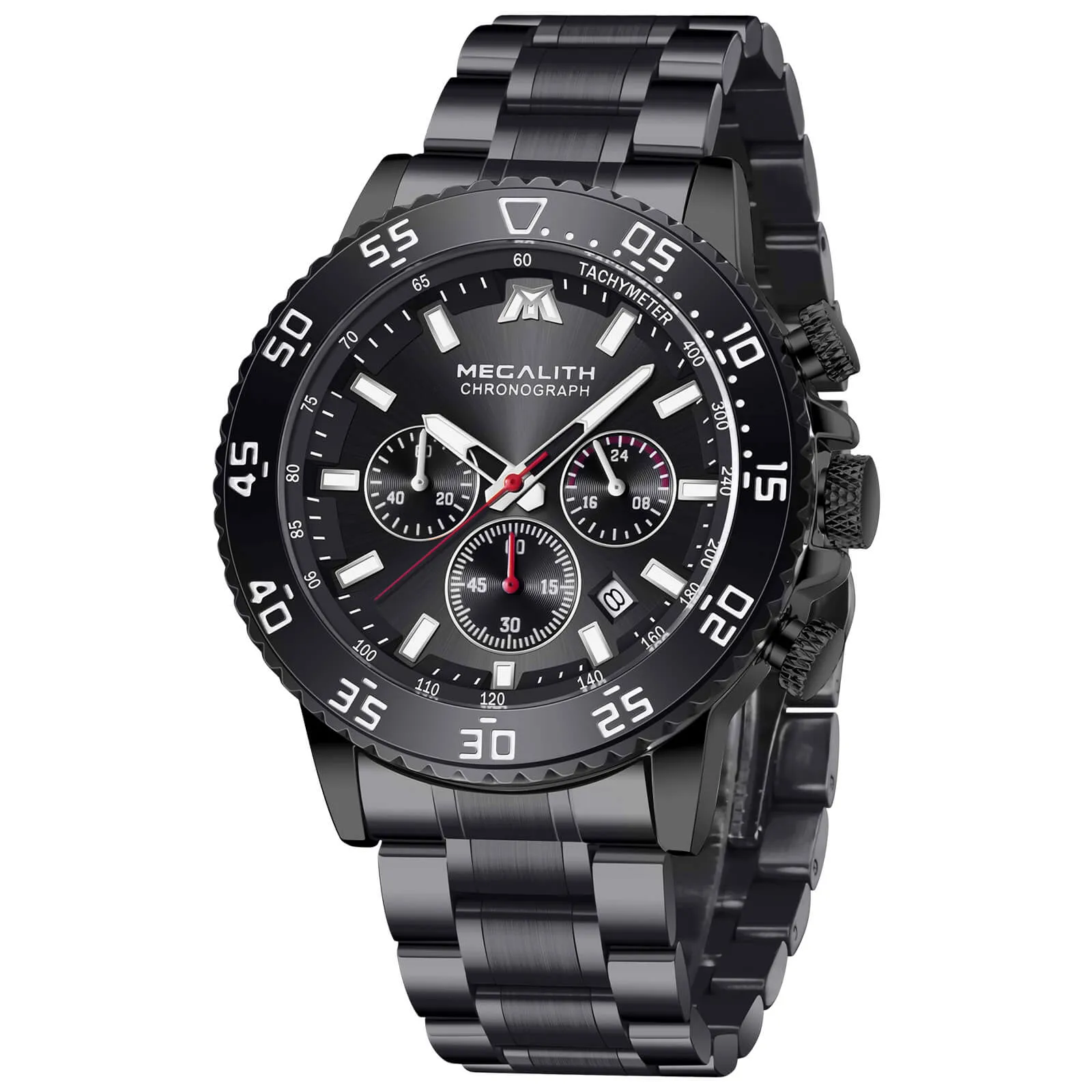 Chronograph Watch | Stainless Steel Band | 8258M