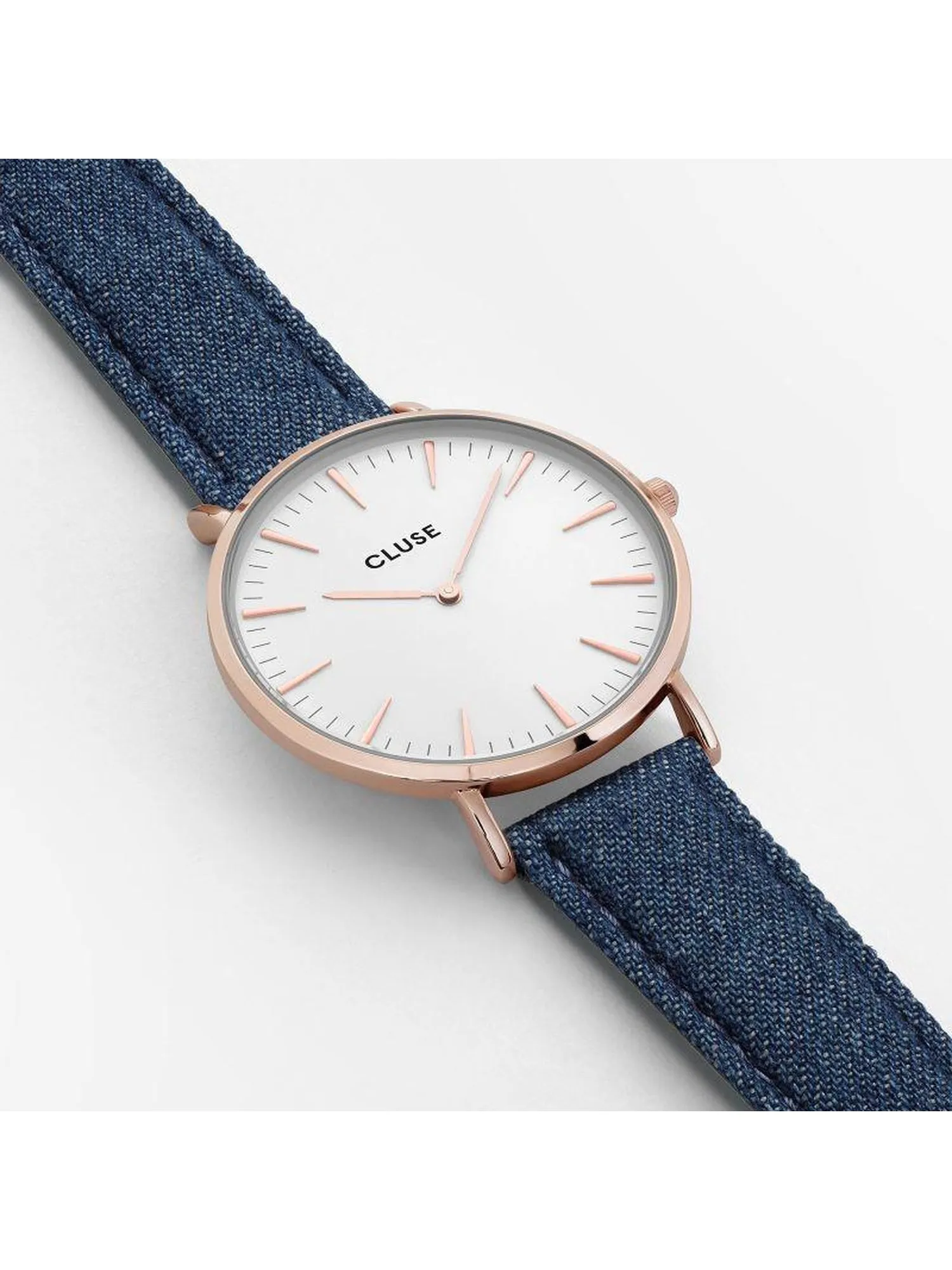 Cluse Watches - La Bohème - Rose Gold White/Blue Denim