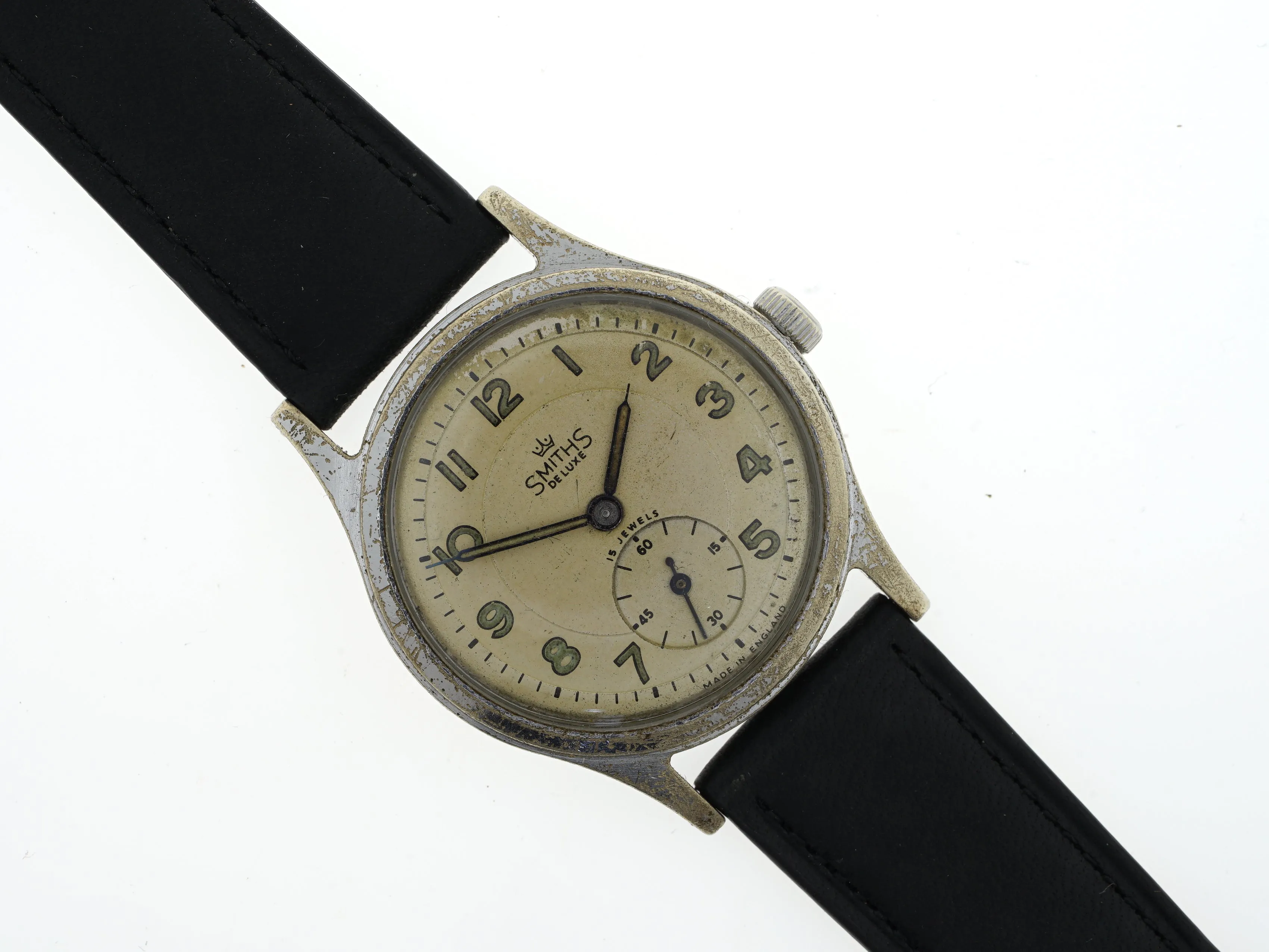 DELUXE SMITHS A404 WRISTWATCH AVERAGE CONDITION CIRCA 1952/3