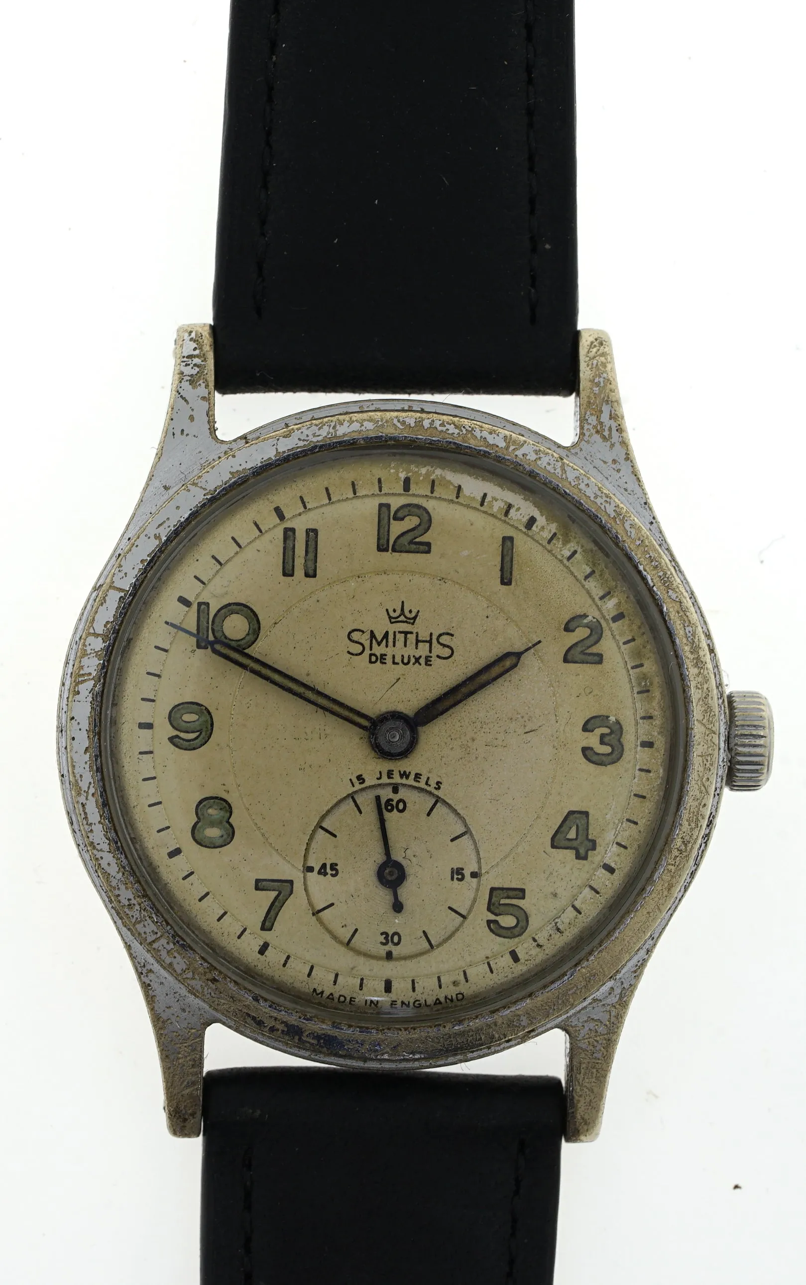 DELUXE SMITHS A404 WRISTWATCH AVERAGE CONDITION CIRCA 1952/3