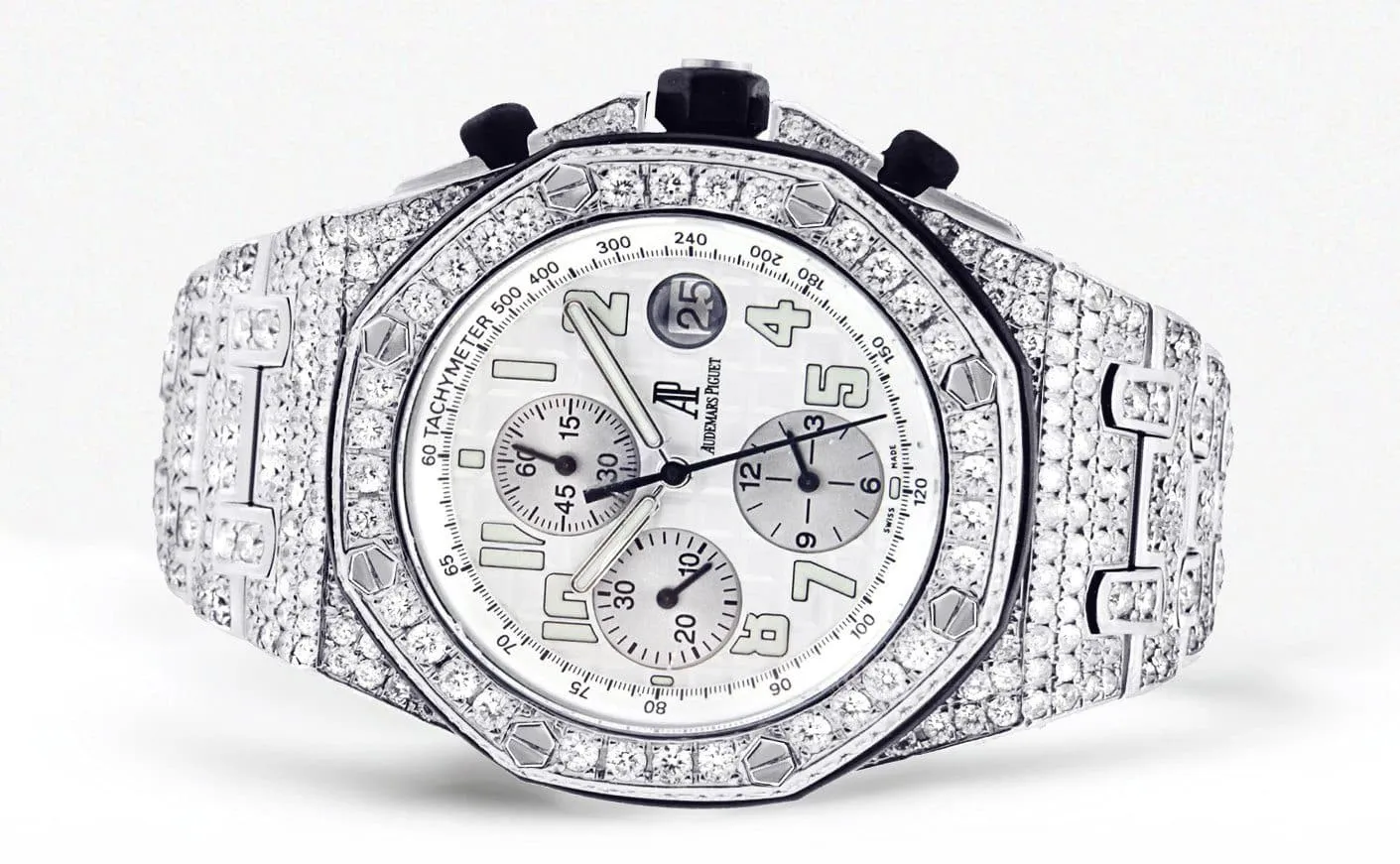 Diamond Audemars Piguet Royal Oak Offshore | Stainless Steel | 42 Mm