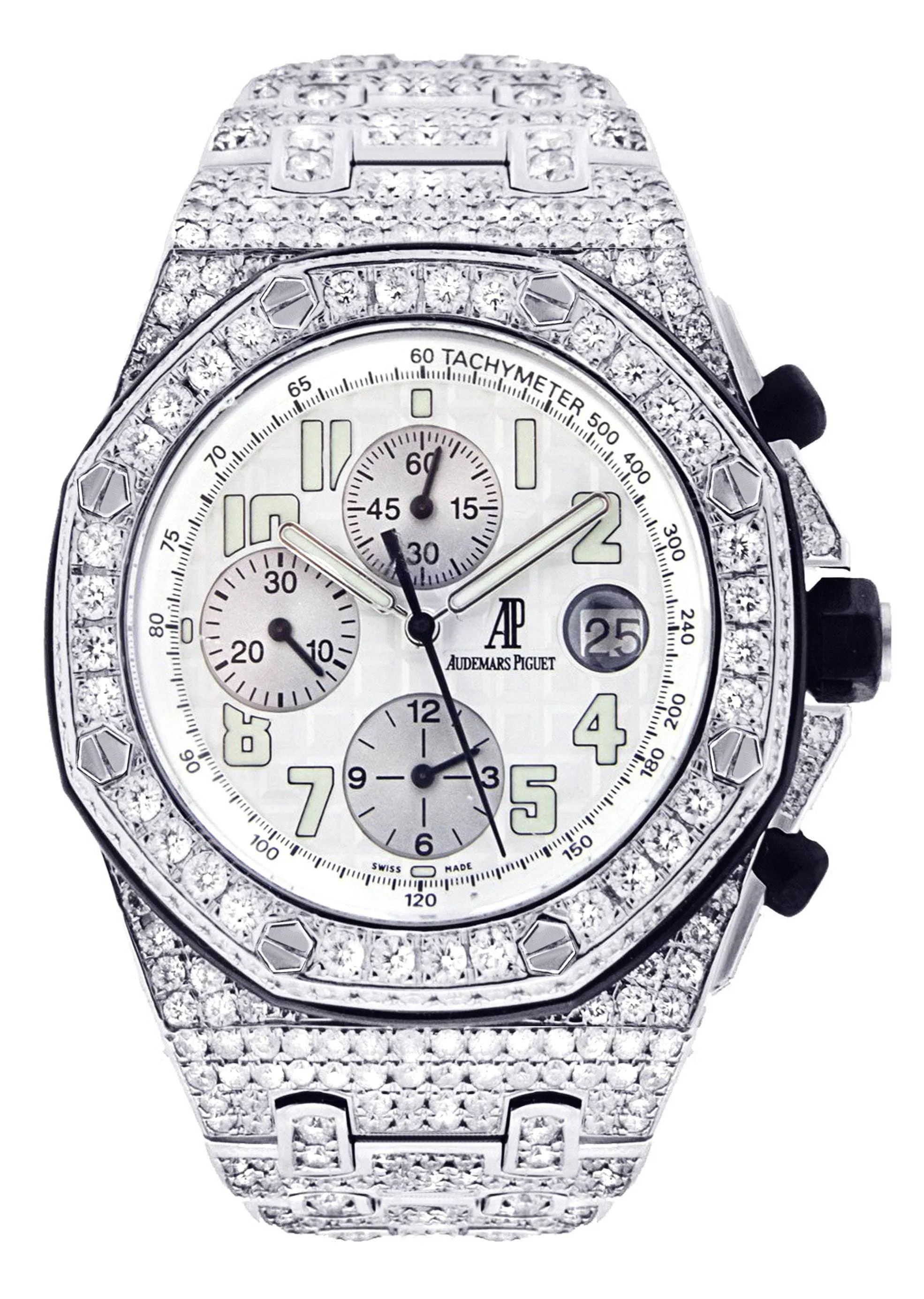 Diamond Audemars Piguet Royal Oak Offshore | Stainless Steel | 42 Mm