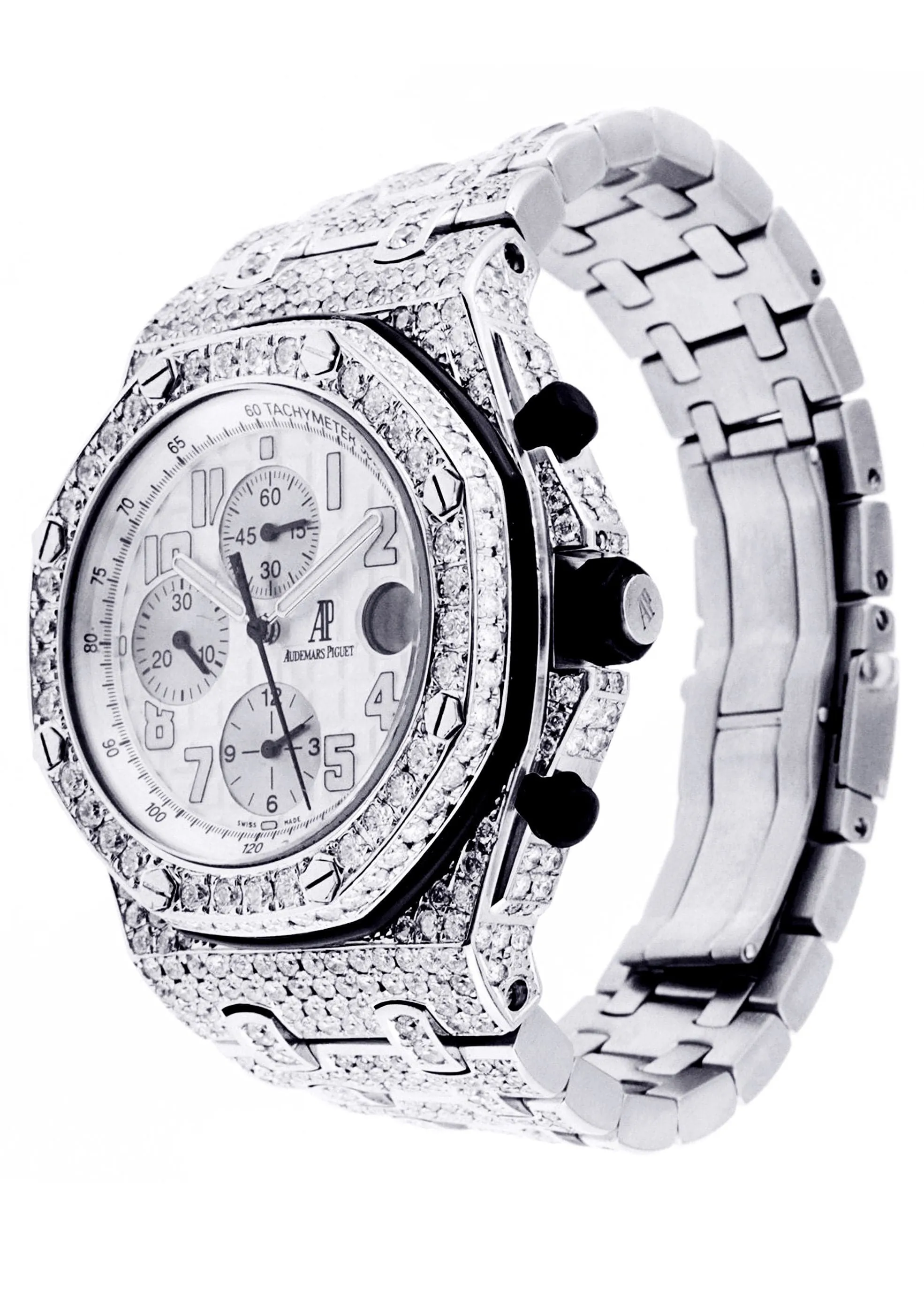 Diamond Audemars Piguet Royal Oak Offshore | Stainless Steel | 42 Mm