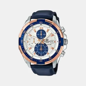 Edifice Men's Leather Chronograph Watch EX306 - EFR-539L-7CVUDF