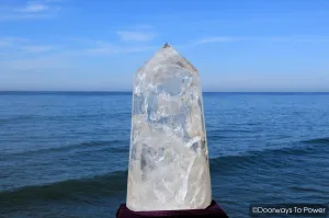 Extraordinary 21.5" John of God Crystal Sculpture & Altar Stone 'PURE LIGHT' 50 lbs 'Museum Quality' (Massive)