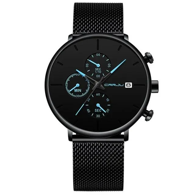 Fashion Waterproof Slim Minimalist Wrist Watches For Men