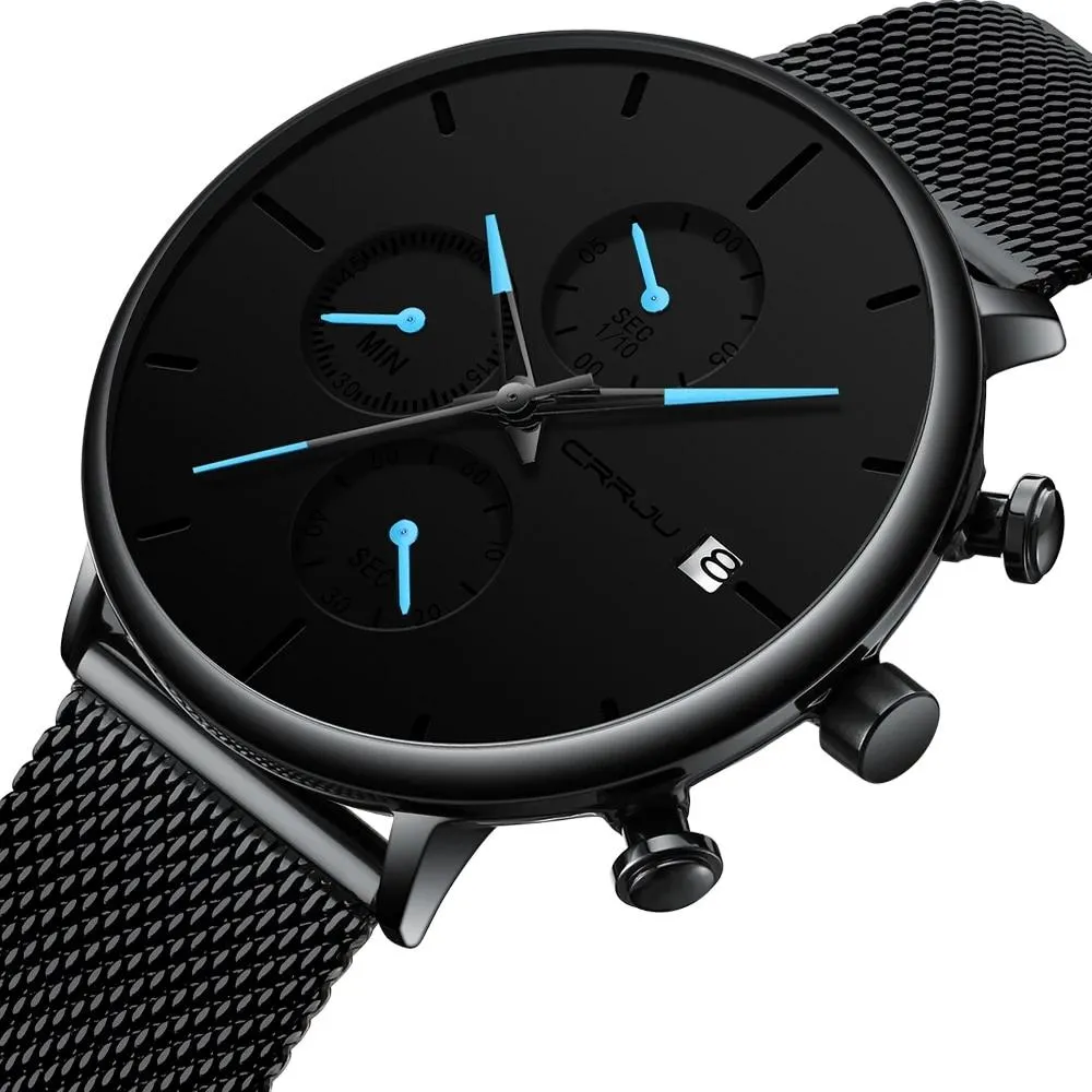 Fashion Waterproof Slim Minimalist Wrist Watches For Men