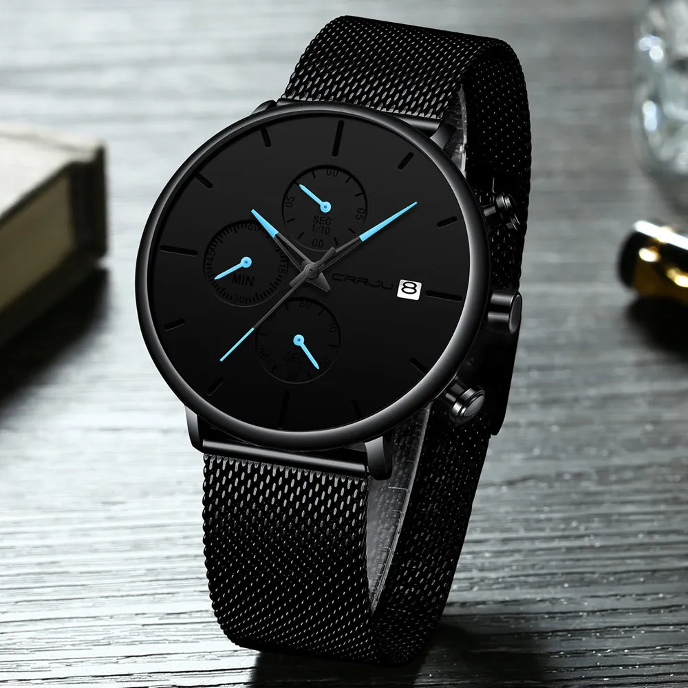 Fashion Waterproof Slim Minimalist Wrist Watches For Men