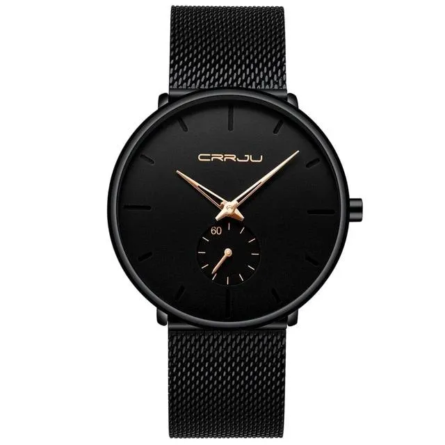 Fashion Waterproof Slim Minimalist Wrist Watches For Men