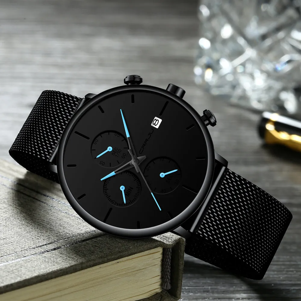 Fashion Waterproof Slim Minimalist Wrist Watches For Men