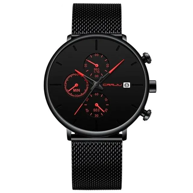 Fashion Waterproof Slim Minimalist Wrist Watches For Men