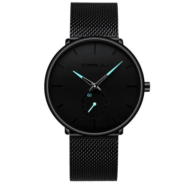 Fashion Waterproof Slim Minimalist Wrist Watches For Men