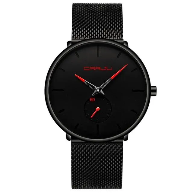 Fashion Waterproof Slim Minimalist Wrist Watches For Men