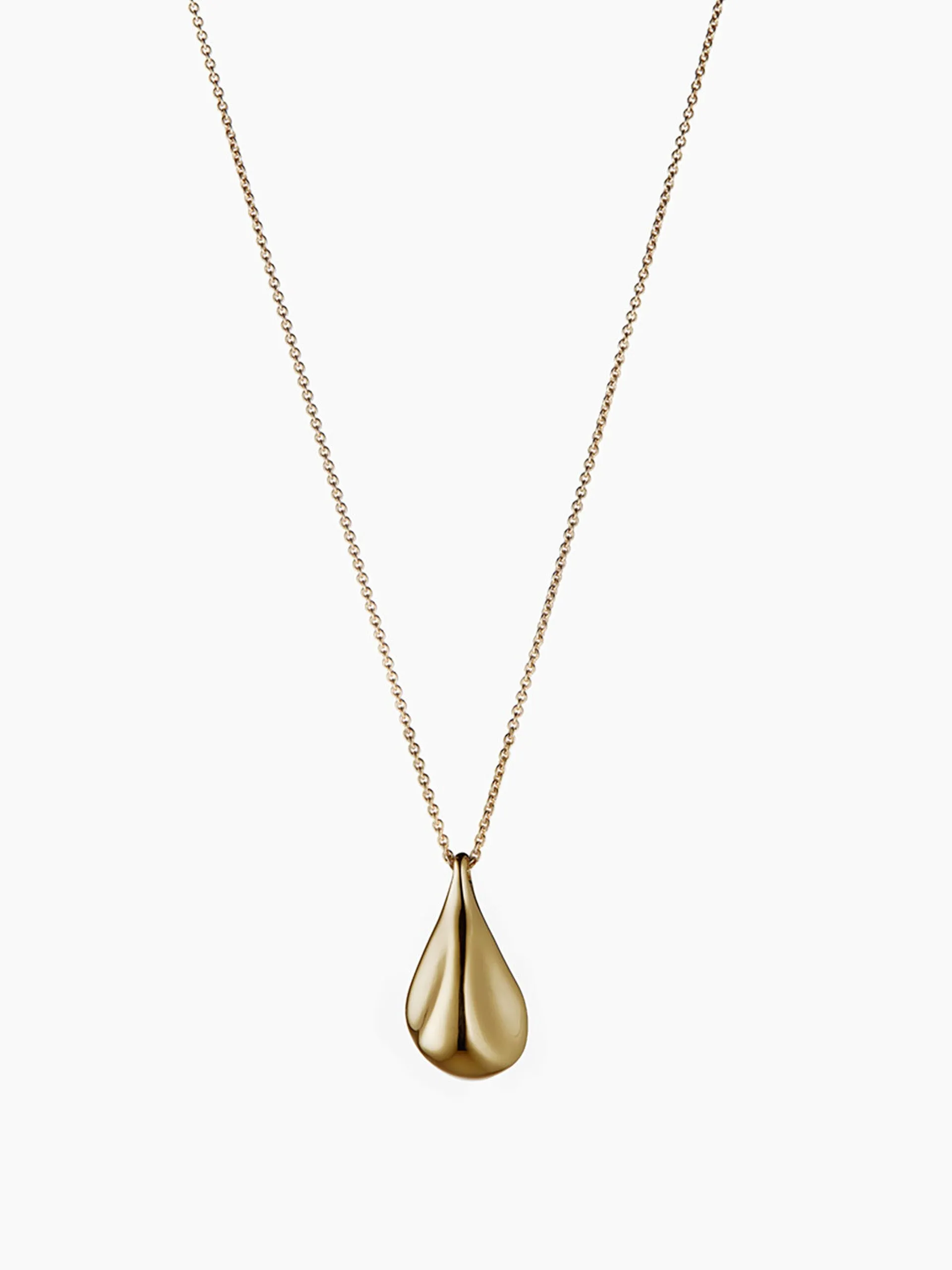 Fluid pebble necklace