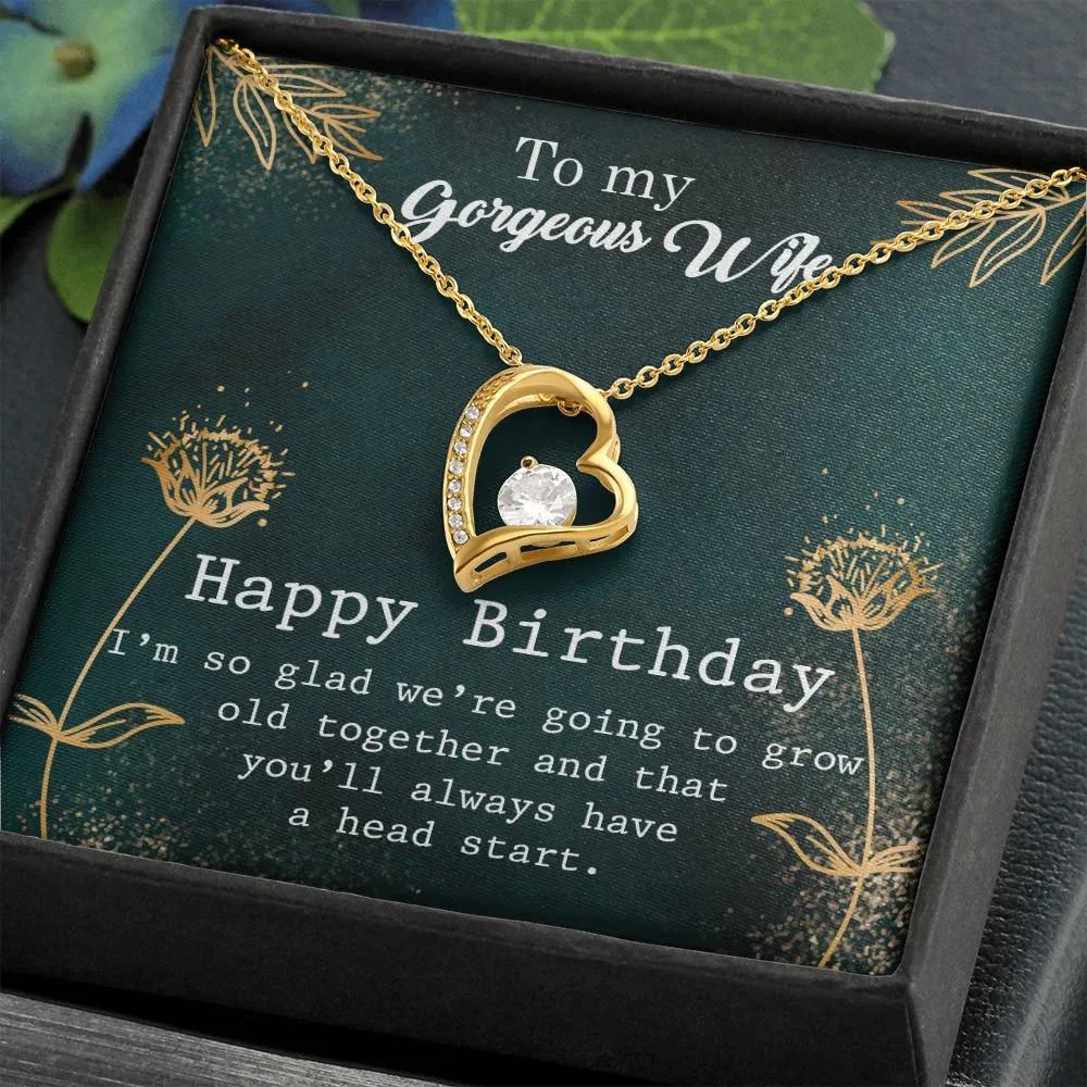 Gift to Wife Forever Love Necklace Birthday Gift Anniversary Gift for Wife