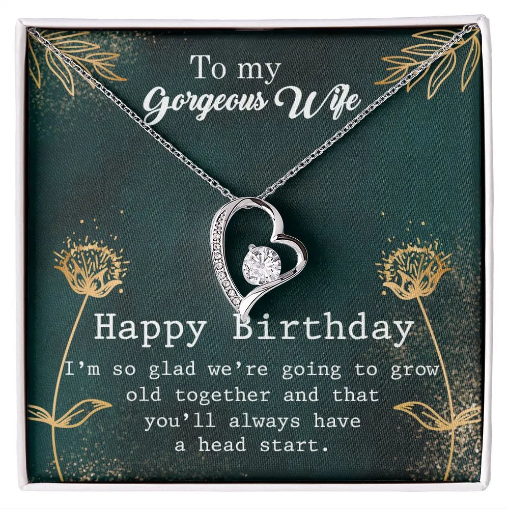 Gift to Wife Forever Love Necklace Birthday Gift Anniversary Gift for Wife