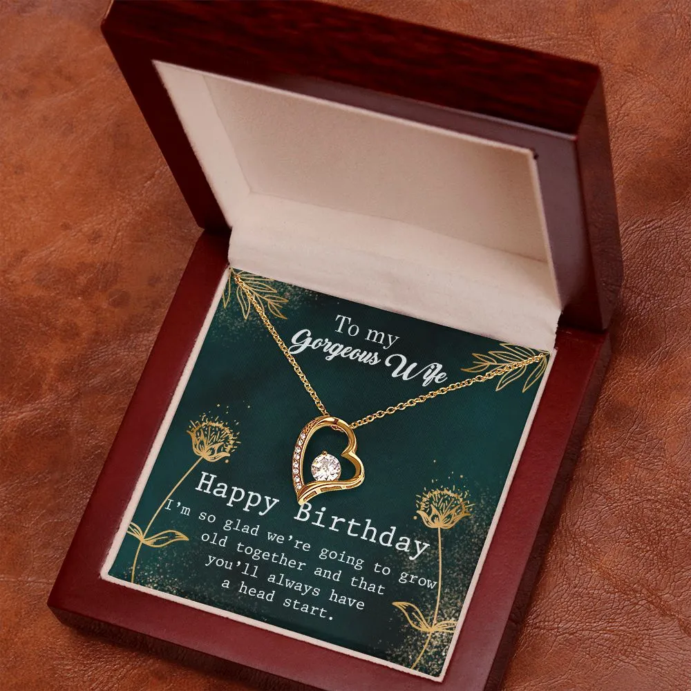 Gift to Wife Forever Love Necklace Birthday Gift Anniversary Gift for Wife