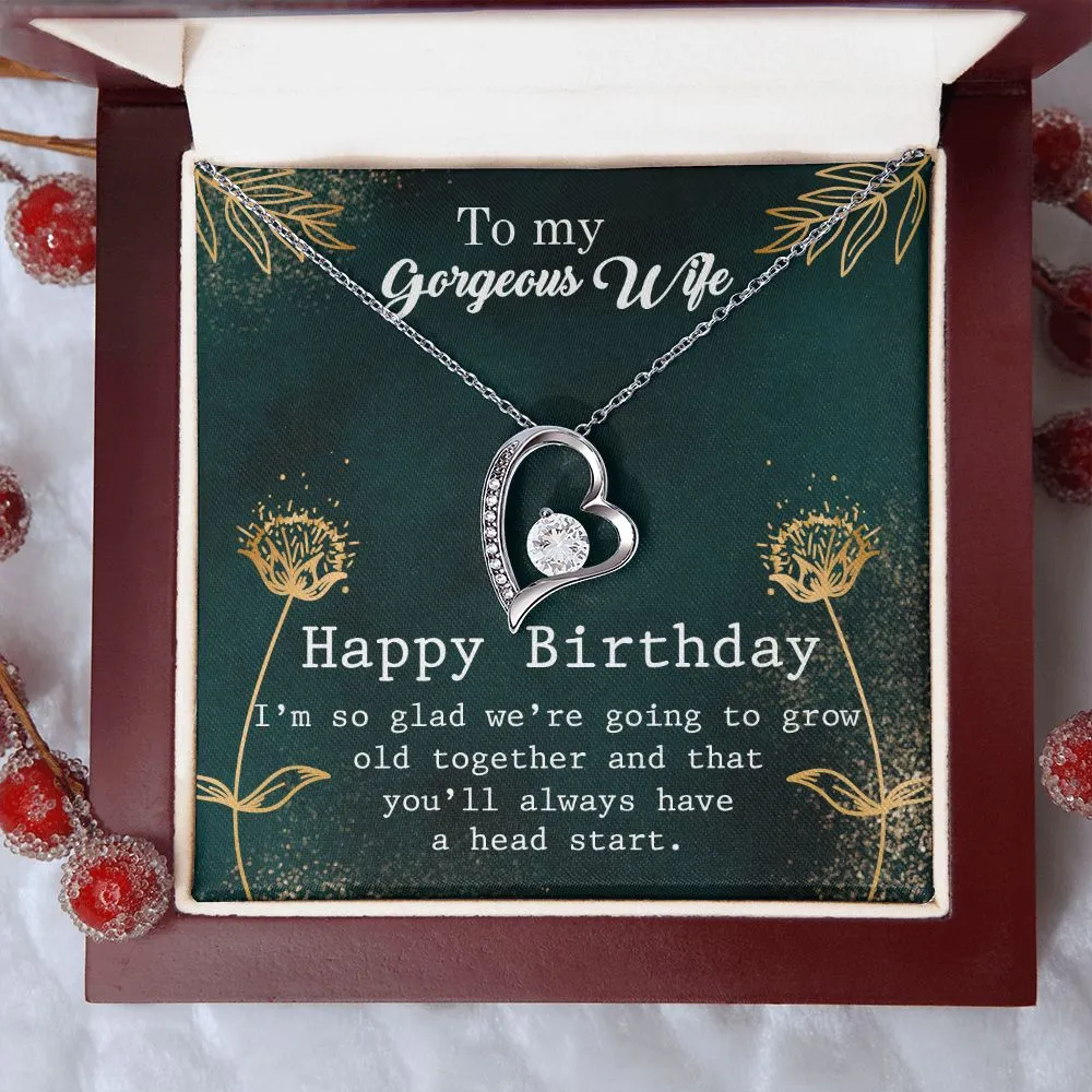 Gift to Wife Forever Love Necklace Birthday Gift Anniversary Gift for Wife