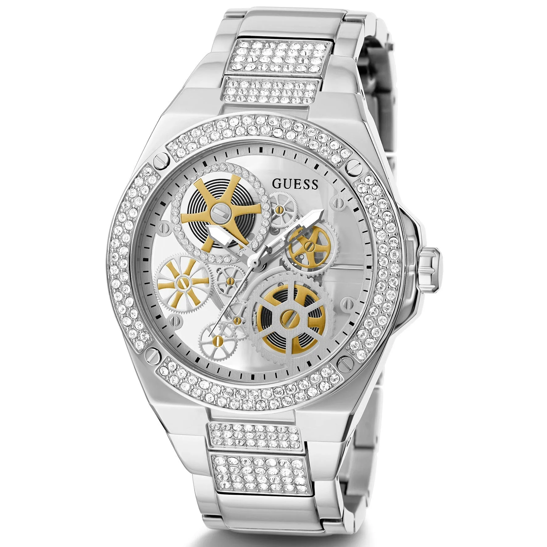 Guess GW0323G1 Men's Big Reveal Silver Watch