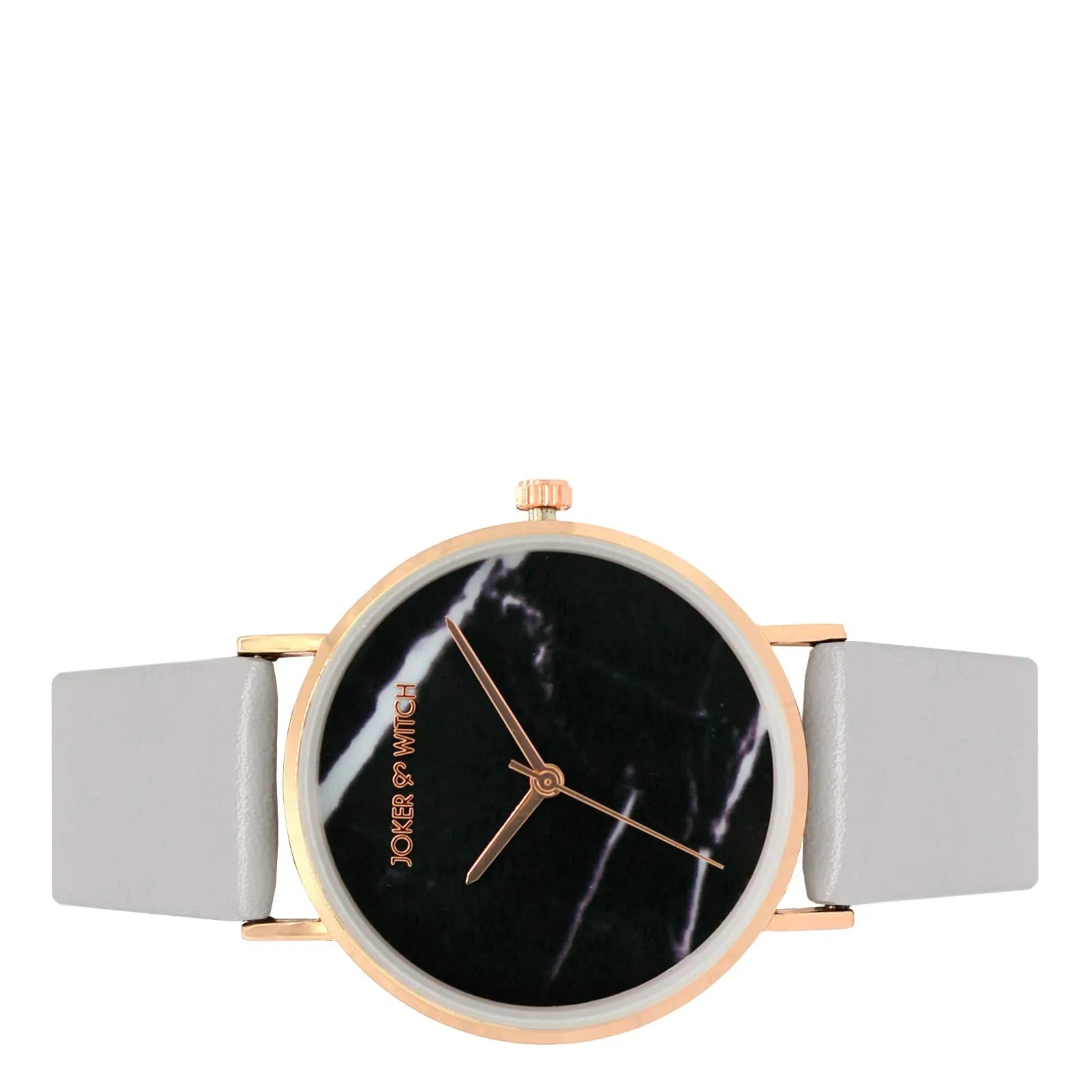 Hannah Black Marble Dial Grey Watch