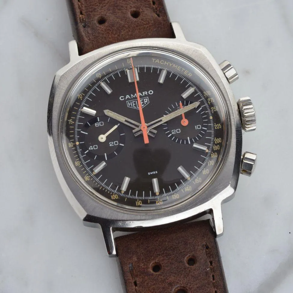 HEUER CAMARO REF. 73343 NT TACHY TROPICAL