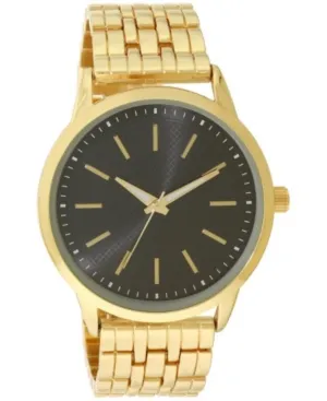 Inc International Concepts Mens Gold-Tone Bracelet Watch 45mm