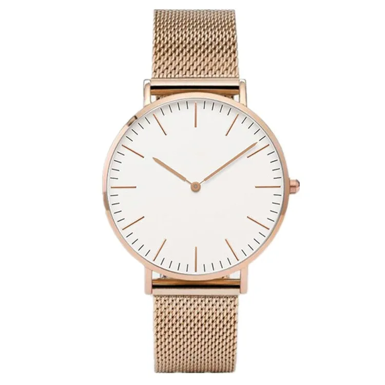 Ladies Casual Quartz Watch (Steel)