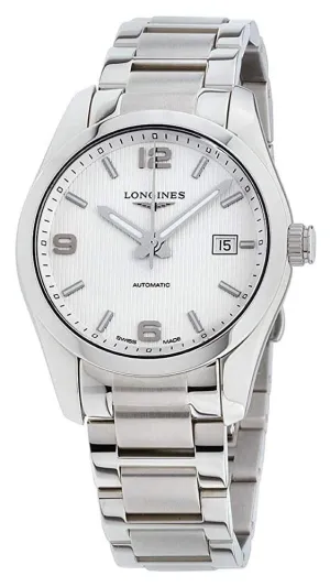 Longines Conquest Classic Automatic Stainless Steel Silver-Tone Dial Date Mens Watch L2.785.4.76.6