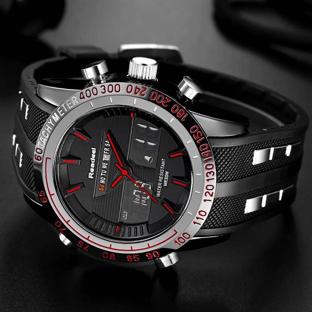 Luxury Men Waterproof LED Electronic Watch | Relogio Masculino