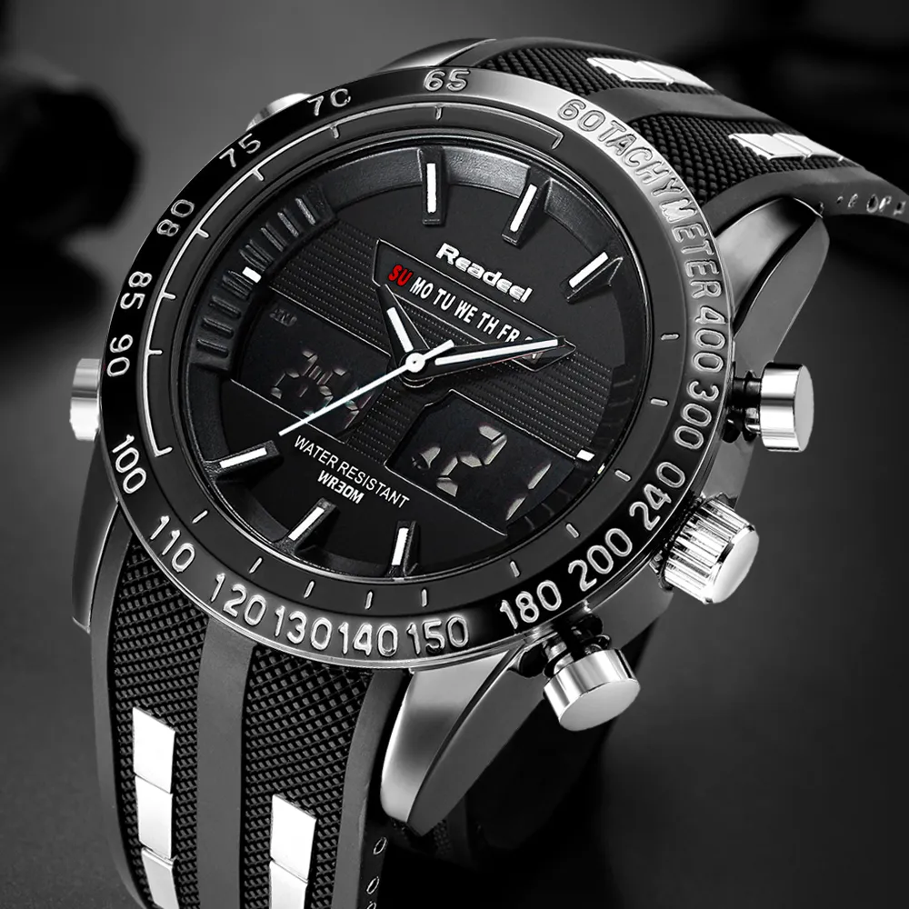 Luxury Men Waterproof LED Electronic Watch | Relogio Masculino