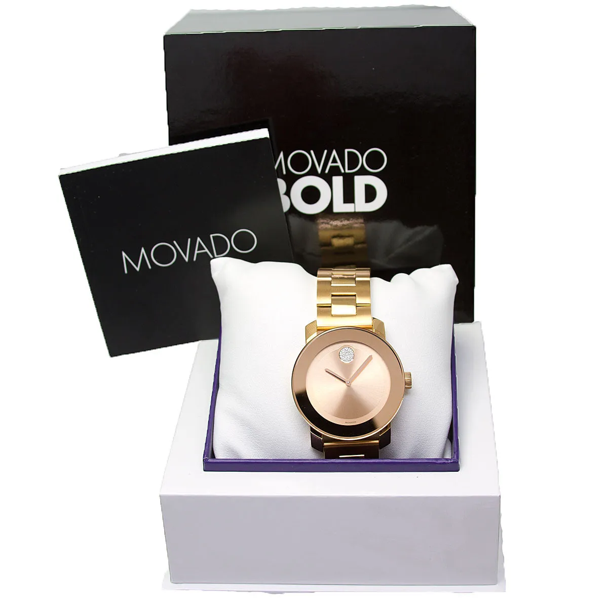 Movado Bold Midsize Rose Gold