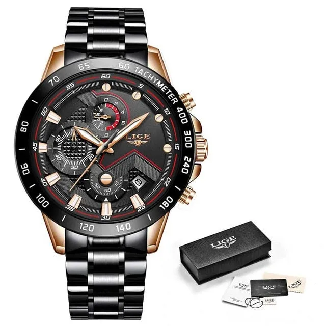 Multifunction Quartz Luminous Chronograph Watch