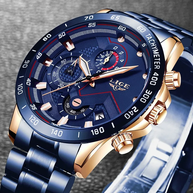 Multifunction Quartz Luminous Chronograph Watch