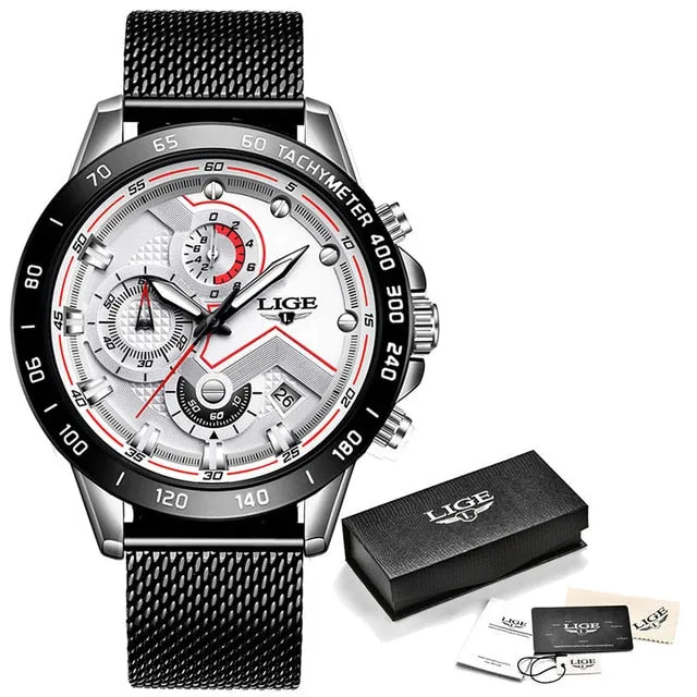 Multifunction Quartz Luminous Chronograph Watch