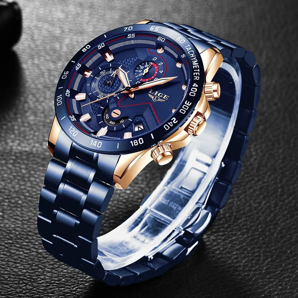 Multifunction Quartz Luminous Chronograph Watch